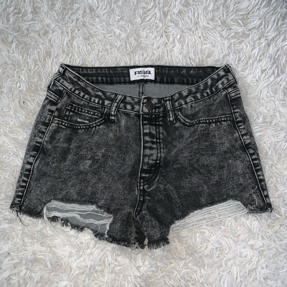 RSQ (tilly’s) Black Jean Shorts